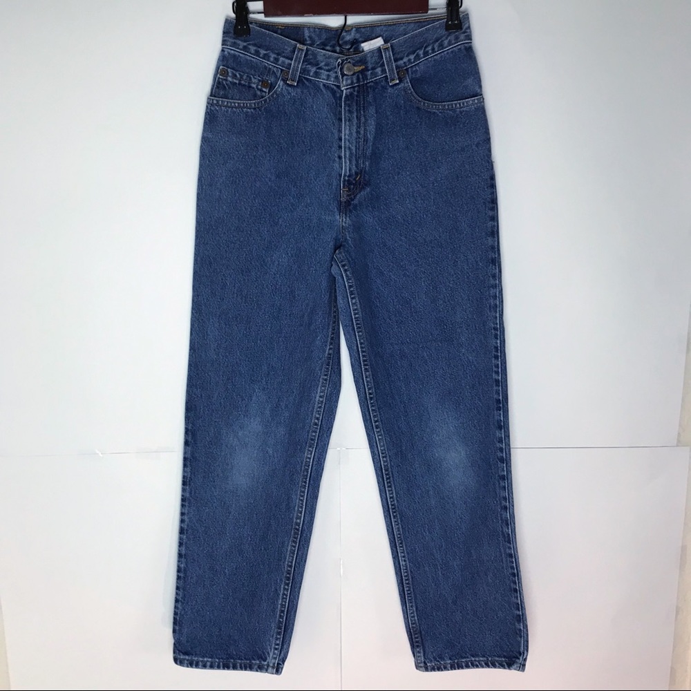 Vintage Levi 550 High Waist Distressed Blue Jean
